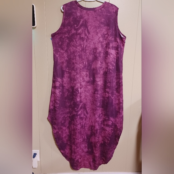 ANRABESS Women's Casual Loose Sundress Long Dress Sleeveless Split Maxi Dresses - Picture 5 of 8